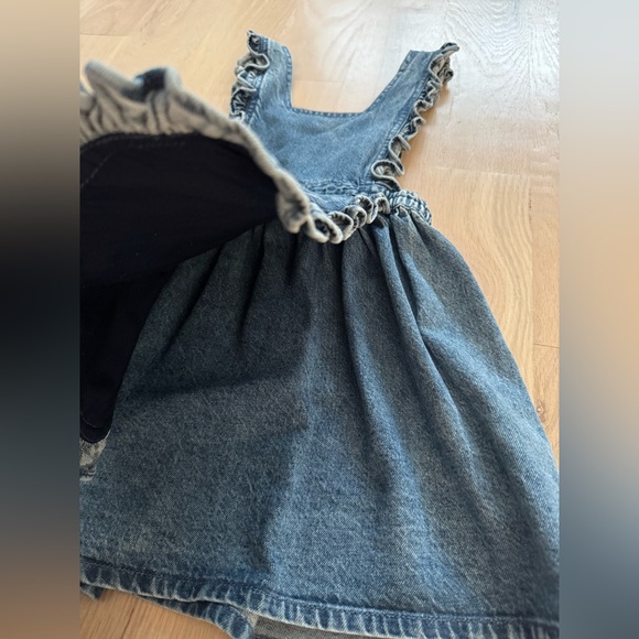 Louis Louise Girl’s Dress Kitchen Washed Denim Size 6 - Picture 4 of 6